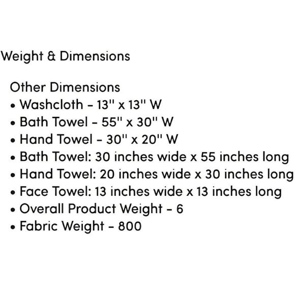 Cream Callicoon 900 GSM 6-Piece Egyptian Cotton Towel Set - Bath, Hand, Face - Picture 5 of 6